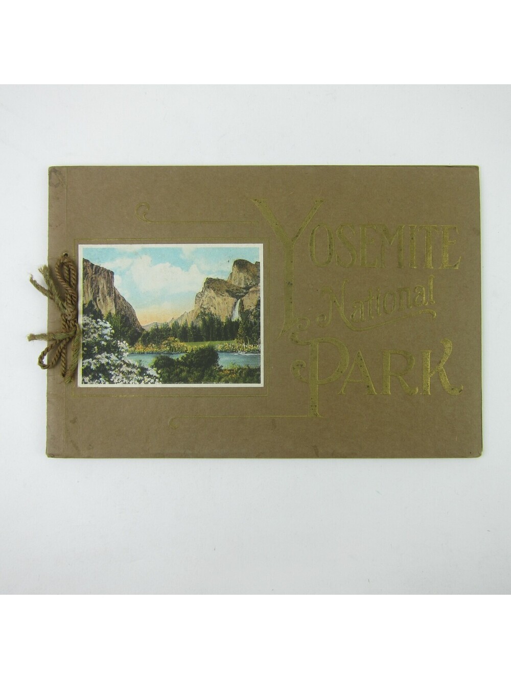 Yosemite National Park Souvenir Picture Book Color Litho Prints Antique 1926